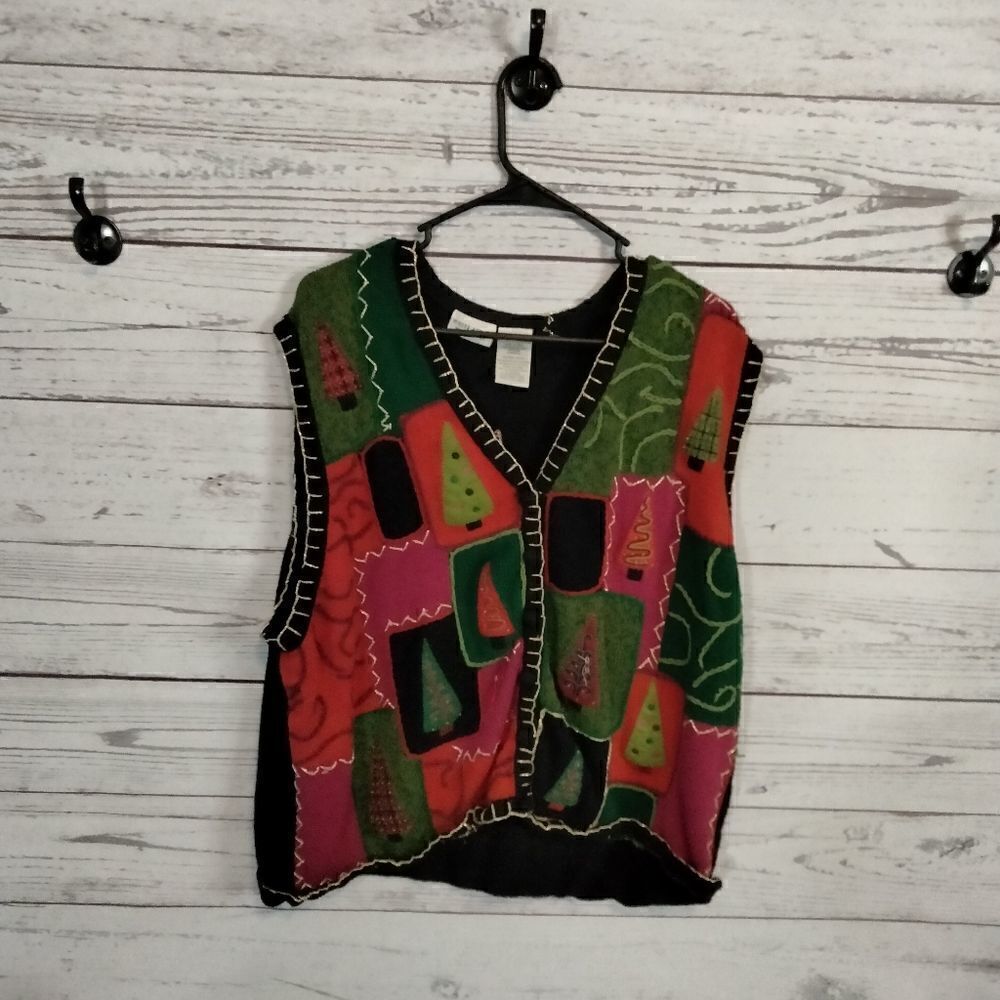 "White Stag" woman's Christmas 🎄 vest - Picture 2 of 7